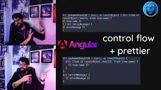 Angular 17 control flow + prettier - 