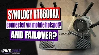 Connect Your Mobile Hotspot to Synology RT6600AX Wireless Router