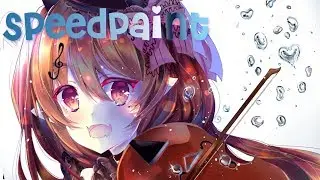 Love song I - Violin [Painttool Sai]