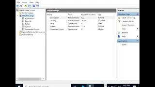 Viewing Windows Logs