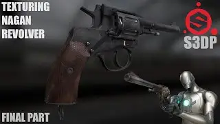 Final Part - Speed Art | Texturing a Realistic Nagant Revolver in  Substance 3D Painter