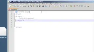 Basic HTML Structure - HTML5 and CSS3 tutorial PART 2