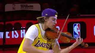Can't Stop Us Now - Pitbull - Zac Brown - Giovanni Mazza Violin - Laker Girls - Halftime 2023