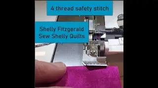How To Sew A 4 Thread Overlock Stitch On A Serger
