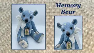 Memory Bear || Patchwork Bear || FREE PATTERN! || Full step by step Tutorial with Lisa Pay