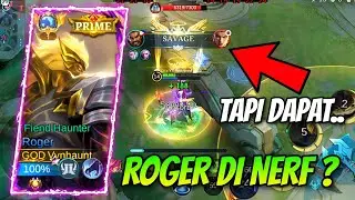 BUILD HYPER ROGER SEASON TERBARU‼️TIPS MAIN ROGER SETELAH DI NERF | BUILD ROGER TERSAKIT 2024 - MLBB