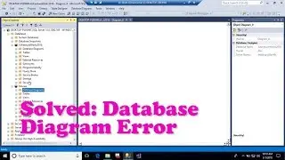 Solving Data Diagram Error