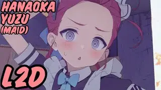 [Blue Archive] Hanaoka Yuzu (Maid) L2D [ENG SUB]