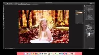 Photoshop CC Fall edit on a fall image
