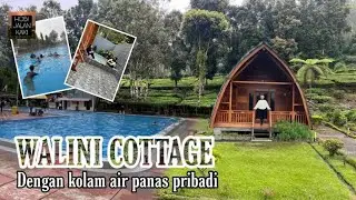 VILLA DENGAN FASILITAS KOLAM AIR PANAS PRIBADI. DI WALINI COTTAGE RANCABALI TEA RESORT CIWIDEY.