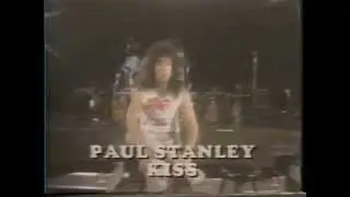 Paul Stanley in the '80s Describes New York City. Short clip.