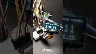 Transparent OLED with #arduino by @EDISON_SCIENCE_CORNER
