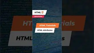 HTML attributes 