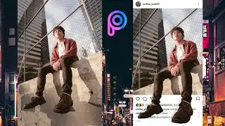 Instagram Foto 3D Effect || PicsArt Tutorial