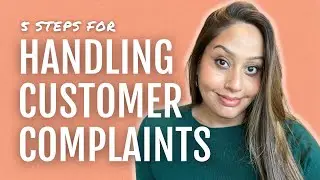 5 Steps for Handling Customer Complaints in English