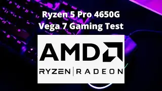 Ryzen 5 Pro 4650G Vega 7 Gaming Test