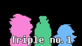 Triple no. 1 / トリプル1号 🩷💚🩵 (Deltarune Animation + slowed down ver)
