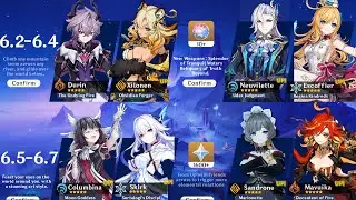 NEW UPDATE! CONFIRMED 6.2-6.4 BANNERS  LINEUPS, SKIRK, COLUMBINA, SANDRONE & RERUN'S– Genshin Impact