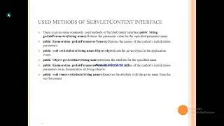 How to use servlet context
