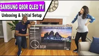 2019 Samsung Q80R (Q80) 4K HDR QLED TV Unboxing & Initial Setup + DEMO [4K HDR]