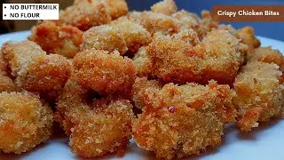 Crispy Fried Chicken Bites Recipe | Fried Chicken Popcorn