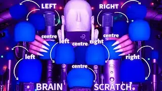 ASMR Mic Scratching - Brain Scratching with 160 MICS!😮🎤| No Talking for Sleep with Long Nails - 4K