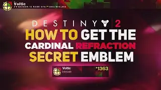 Cardinal Refraction Emblem! Free Secret Emblem | Destiny 2