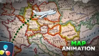 Map Animation in Davinci Resolve | Full Tutorial |
