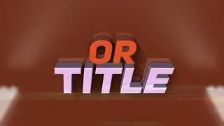 3D Titles by UNVI | VideoHive