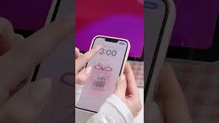 iOS 17 aesthetic lockscreen customization 💌 pink lockscreen setup 🌷 customize with me ☁️ free