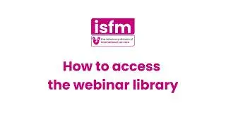 How to access the webinar library