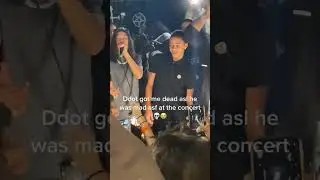 Ddot gets mad at his concert 😭