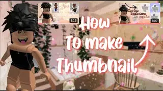 HOW TO MAKE ROBLOX THUMBNAIL ON MOBILE