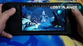 Lost Planet 3 Gameplay on Steam Deck OLED