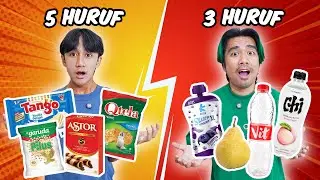 Tantangan Makanan 3 Huruf VS 5 Huruf - Superduper Ziyan