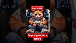 Cat arrested for theft #cat#police #shortsfeed #youtubeshorts #shorts
