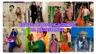 Rabeeca Khan Engagement All Dresses Detail And Prices 😍✨👗💍
