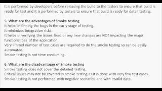 Smoke Testing