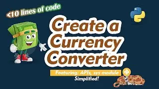 Create a Currency Converter in Python