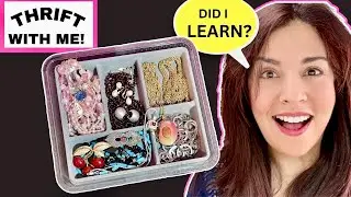 So Much Vintage Jewelry & I Made A Mistake! Thrift With Me!