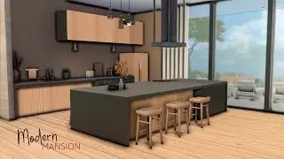 Modern Mansion / THE SIMS 4 / NO CC / stop motion