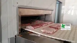 Дефростер микроволновый туннельный для разморозки: мяса, рыбы, морепродуктов, птицы и др.продуктов