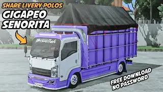 livery mod giga senorita mukhlas po, no password || Bussid v4.2