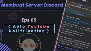 Cara setup auto notifikasi youtube discord ! | Bot YAGPDB | Tutorial membuat server discord - 05