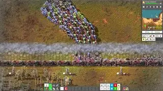 Factorio - Ultimate Trainsaw (1,400 Locomotive Megabase Train Defense)