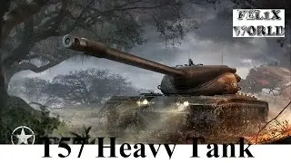 T57 Heavy Tank - мощное орудие с чрезвычайно высокой скорострельностью
