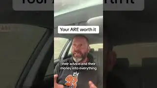 You ARE worth investing in. You MUST invest in yourself. If you invest more in yourself everyone win