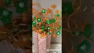 Цветы для дополнения букетов ,из пластиковых бутылок!