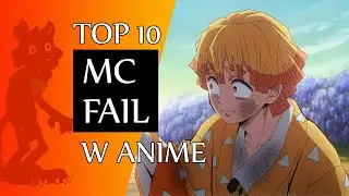 Top 10 NIEUDANYCH BOHATERÓW w anime