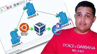 GNS3: Conectar con REDES Remotas Servidor DHCP en Ubuntu server 22.04 - Red de Computadoras